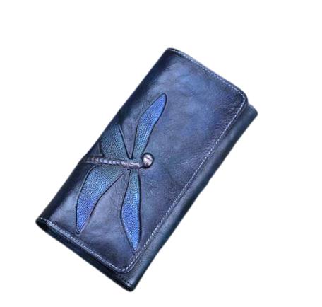 本革 とんぼ長財布 メンズ レディース　財布　牛革 レザー　ラウンドファスナー 　敬老の日 プレゼント ギフト