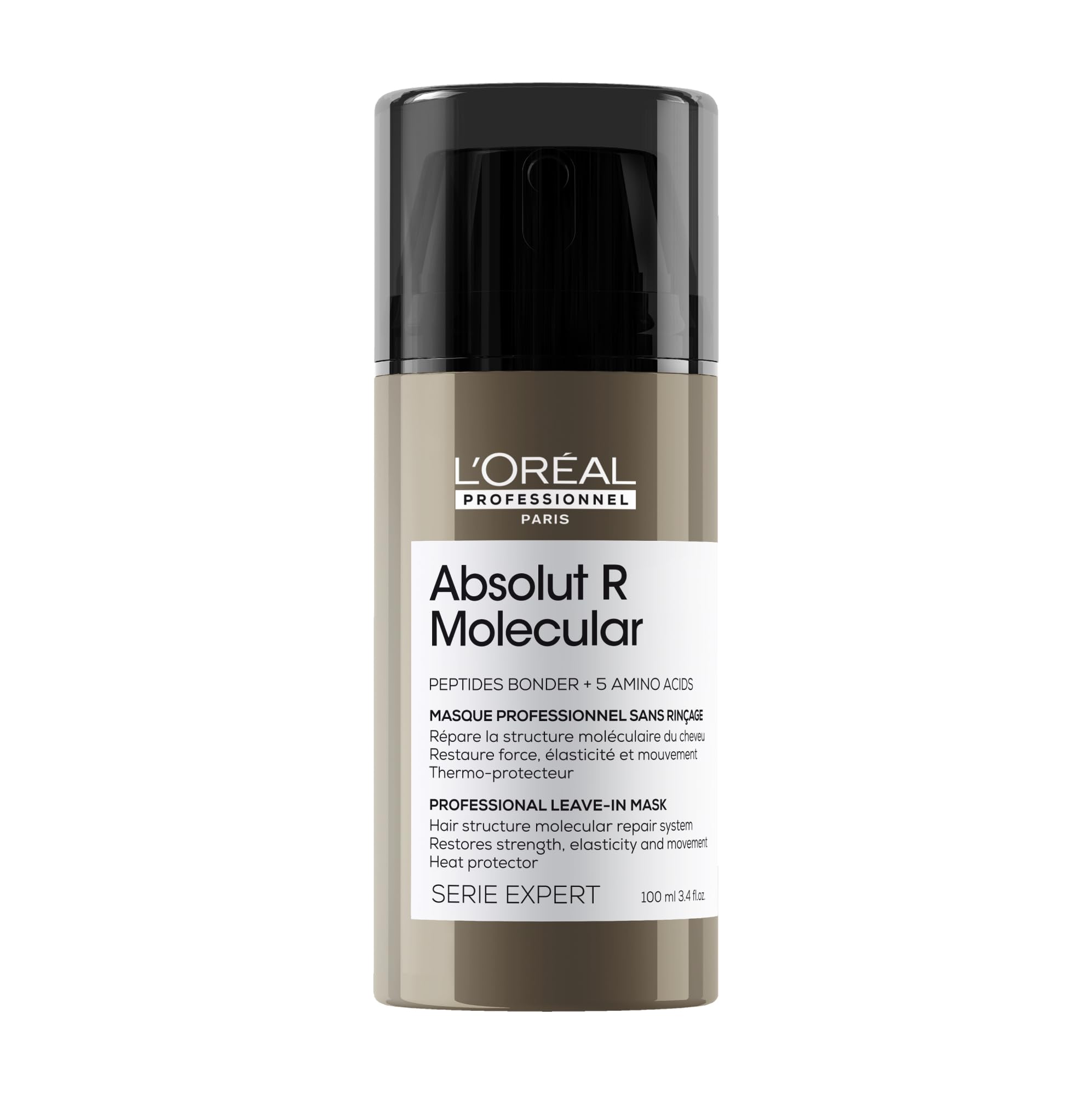 ロレアル プロフェッショナル アブソルート R モレキュラー リーブイン 100ml ヘアクリーム 洗い流さないトリートメント ダメージケア ツヤ なめらか感 ヒートプロテクション設計
