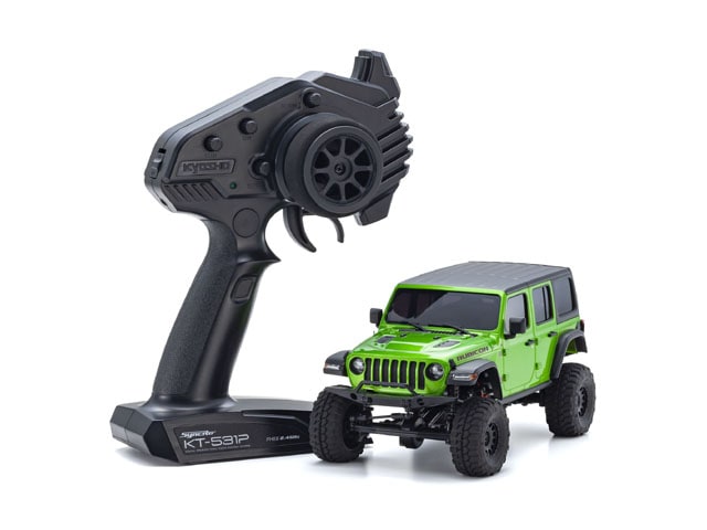 京商 ミニッツ4X4 MX-01 r/s ジープ ラングラー ルビコン メタリックグリーン【32536GR】 ラジコン KC32536GR ミニッツ4X4 レディセット ジープ ラングラー