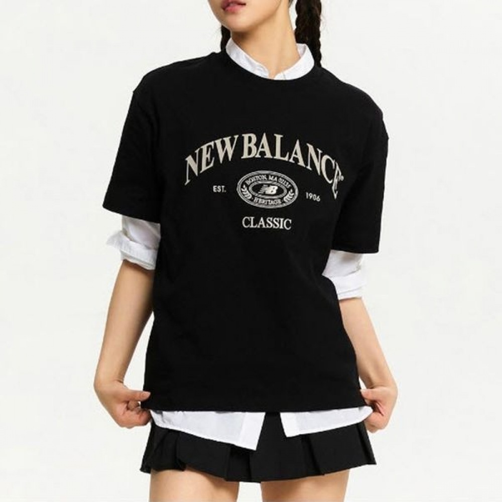 [ニューバランスシューズ] ニューバランスユニヘリテージショートスリーブTシャツ NBNEE21113-19