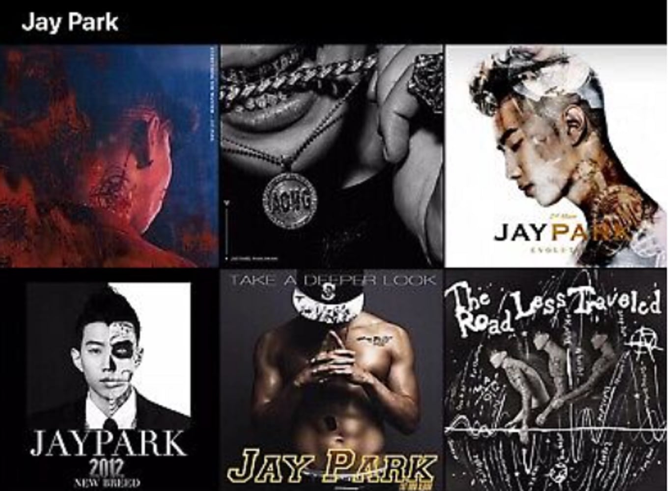 JAY PARK アルバム [6 albums set] (未開封)