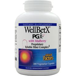 NATURAL FACTORS社　ウェルベットX PGX マルベリー入り 180ベジカプセル