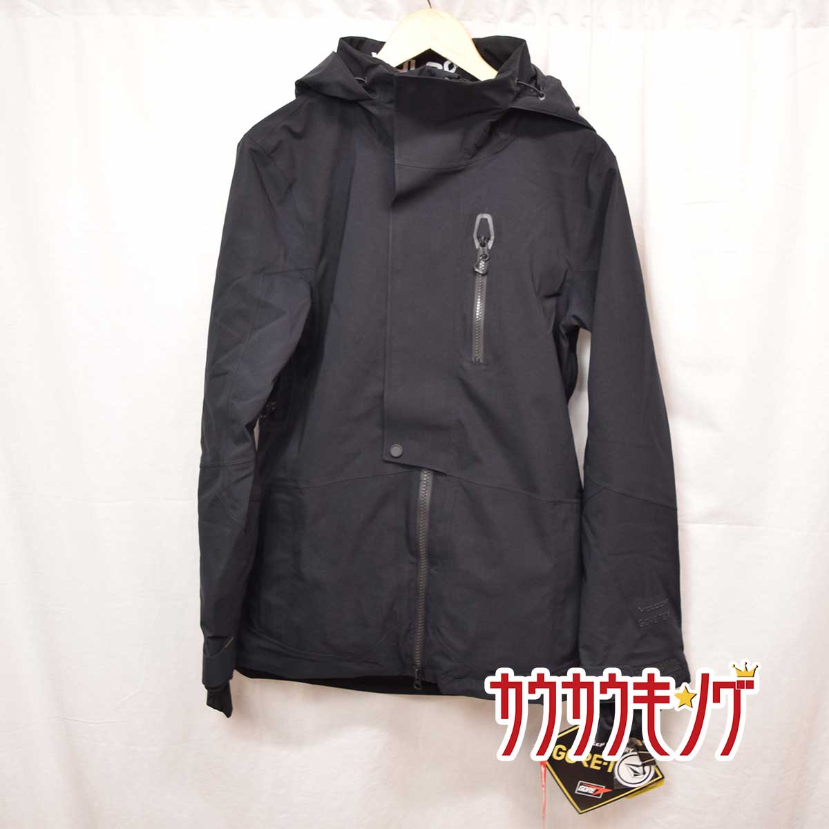 【中古・未使用品】ボルコム スノボ ウェア ジャケット 19-20 BL STRETCH GORE JACKET Vintage XS(USサイズ) ブラック G0652002 メンズ VOLCOM