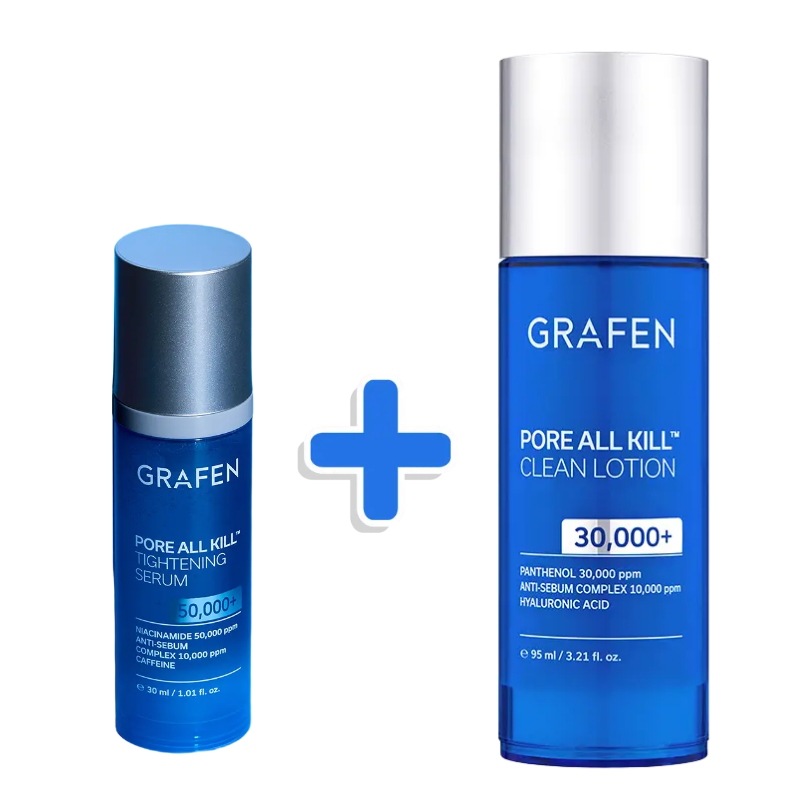 毛穴ケア オールキル クリーンローション 95ml + タイトニングセラム 30ml セット 皮脂 テカリ 改善 毛穴引き締め 水分 保湿 韓国コスメ