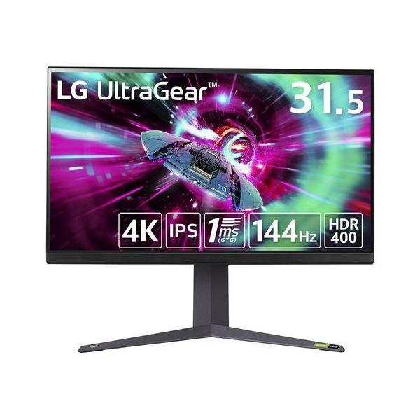 LGエレクトロニクス 32GR93U-B ブラック 液晶ディスプレイ 4Kゲーミングモニター 31.5型 ワイド UltraGear