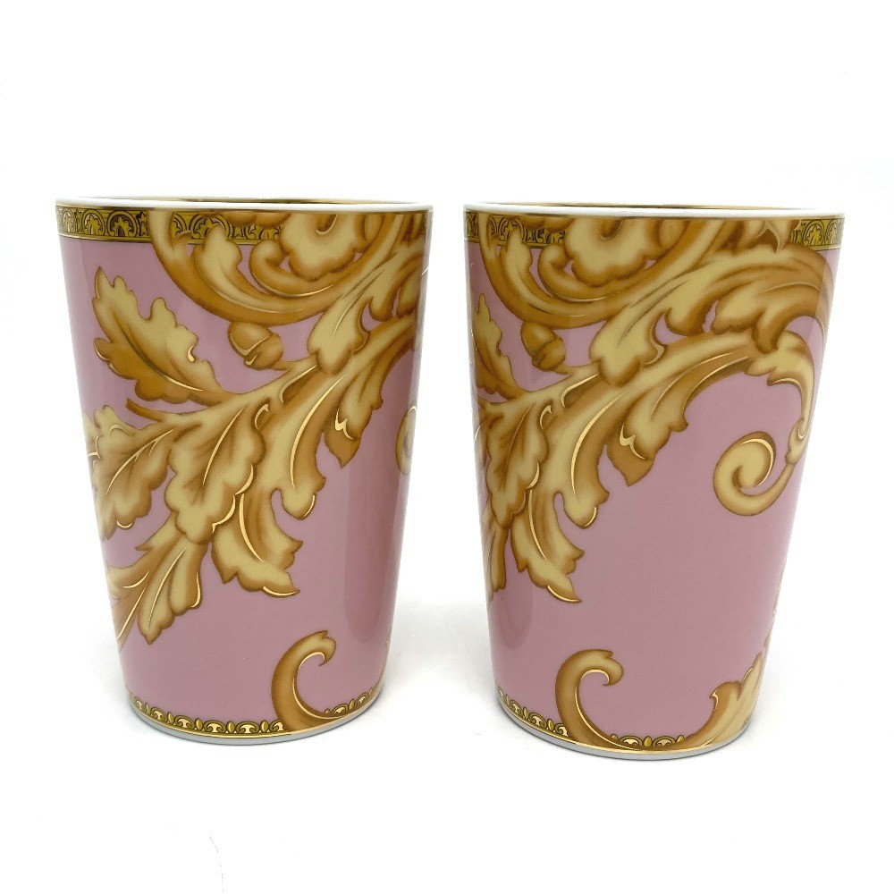 マグカップ ローゼンタール コラボ ビザンチン コップ 2個セット ペア 陶器 ピンクイエロー
