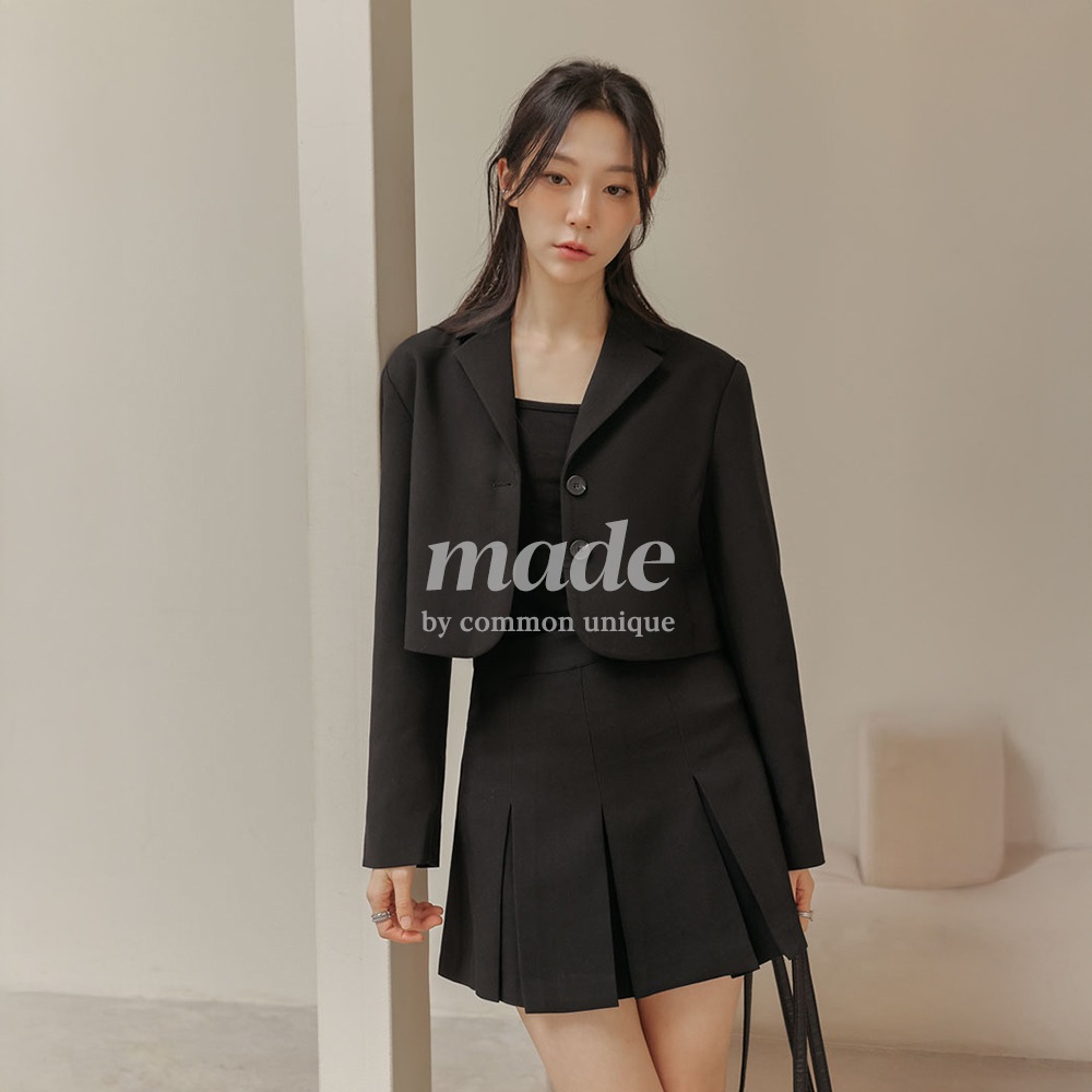 [MADE] 2ボタンクロップド丈ジャケット 8,433円