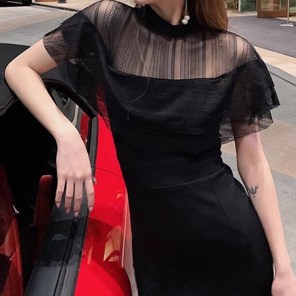 ワンピース スクエアショルダー ワンピドレス ロング丈 半袖 かわいい 大人可愛い きれいめ カジュアル 大人 上品 おしゃれ お洒落 かっこいい 大人女子 ラブリー キュート ガーリー 個性的