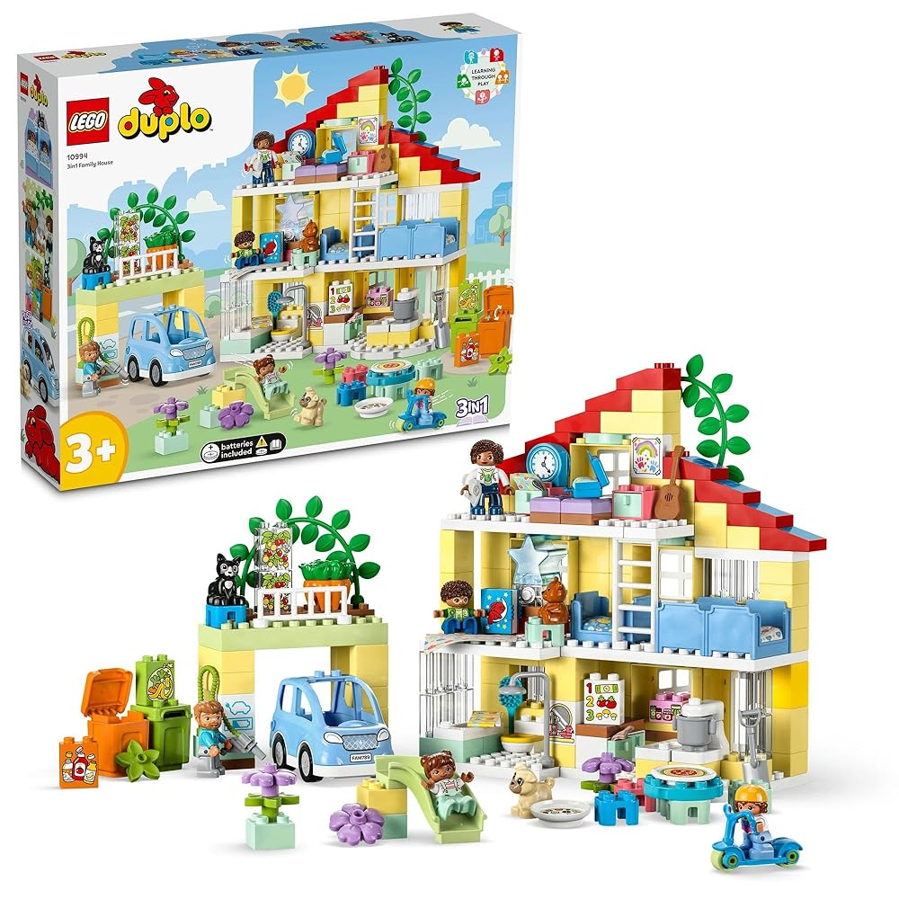 レゴ(LEGO) デュプロ デュプロのまち 3in1 みんなのおうち 10994 おもちゃ ブロック プレゼント幼児 赤ちゃん 知育 クリエイティブ