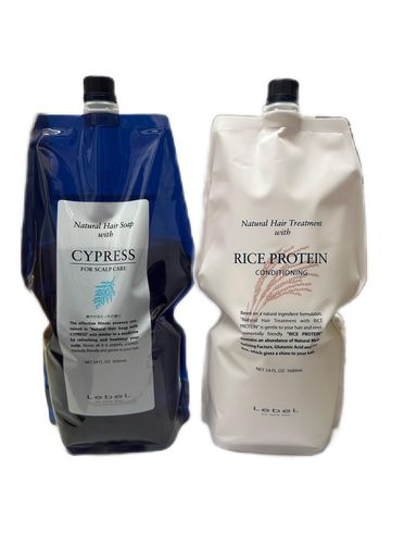 Lebel ルベル ナチュラル ヘアソープ サイプレス 1600ml &トリート ライスプロテイン 1600mlセット