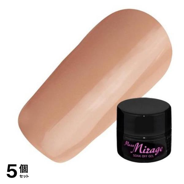Miss Mirage(ミスミラージュ) ソークオフジェル ファンデーション モカ M152S 2.5g 5個セット