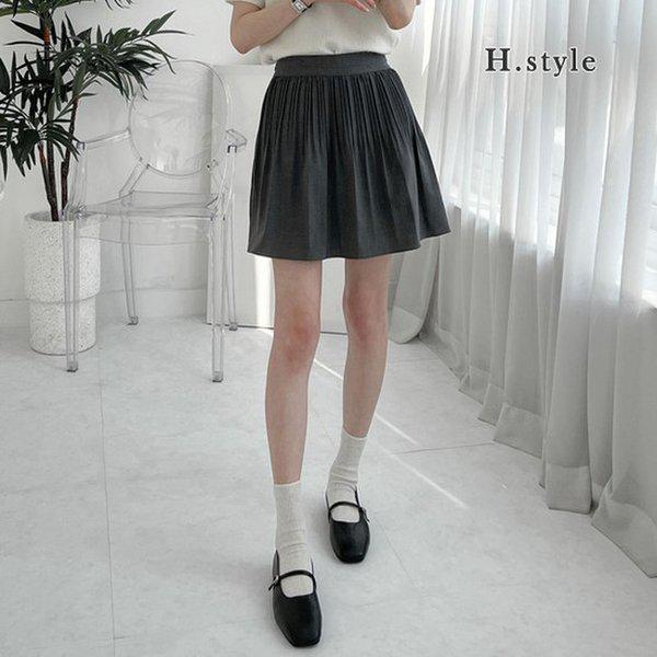 HスタイルSKダーリンスカート/春の新作/スカート/SK/スカート/シフォン/フレア/ミニ/プリーツ/シャーリング/Aライン