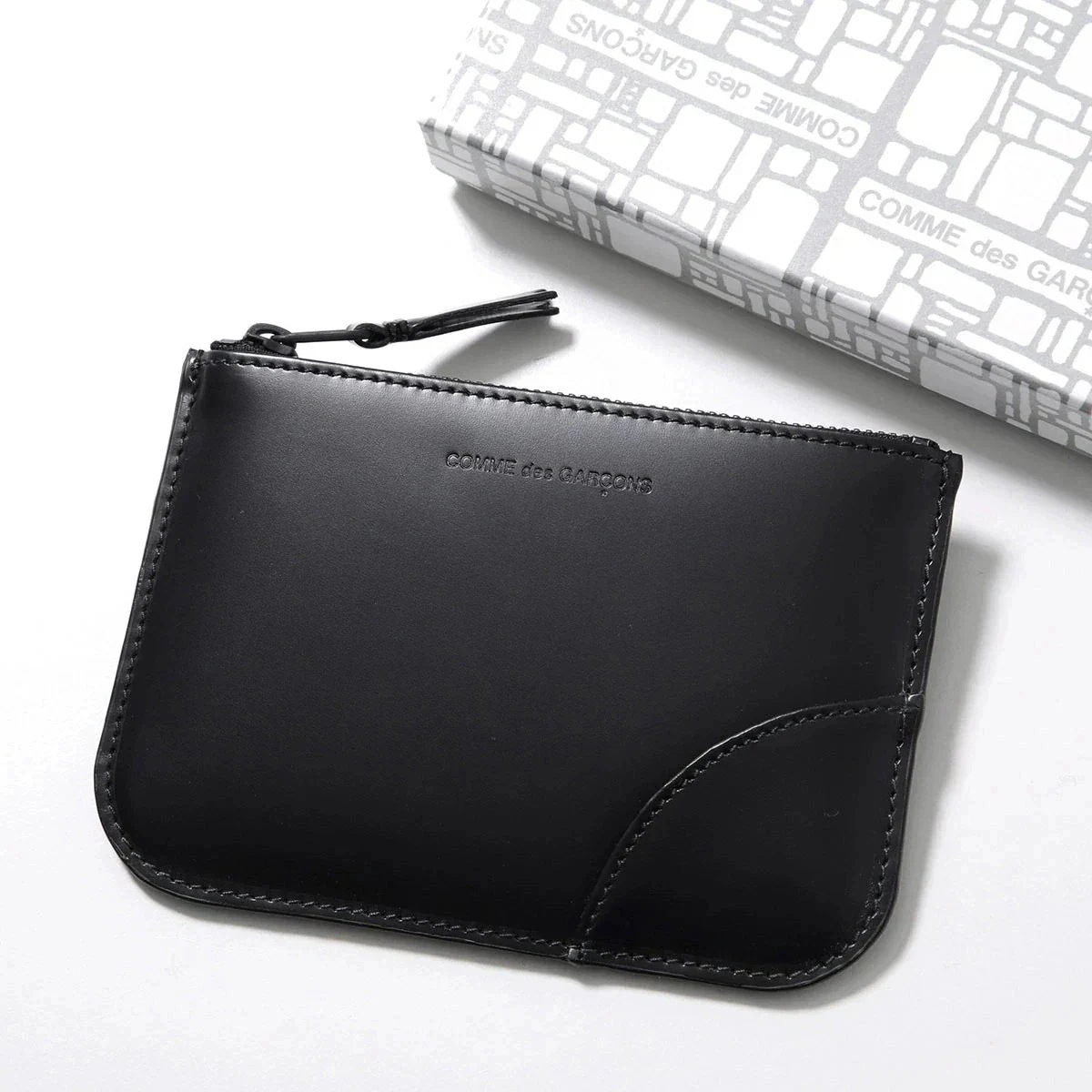 COMME des GARCONS コムデギャルソン コインケース SA8100VB メンズ 小銭入れ ミニ財布 レザー BLACK