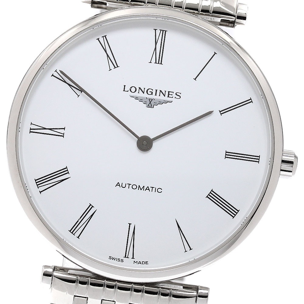 ロンジン LONGINES L4.918.4.11.6 ラ グラン クラシック ドゥ ロンジン 自動巻き メンズ 美品 箱・保証書付き_952586【中古】