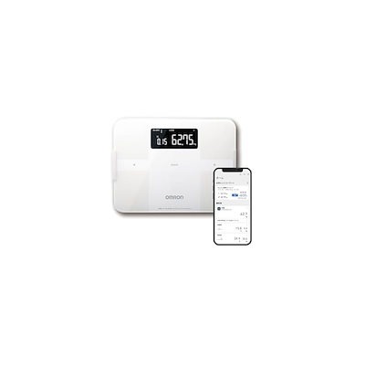 他サイト： オムロン 体重体組成計 カラダスキャン スマホアプリ/OMRON connect対応 ホワイト KRD-603T2-Wの商品画像