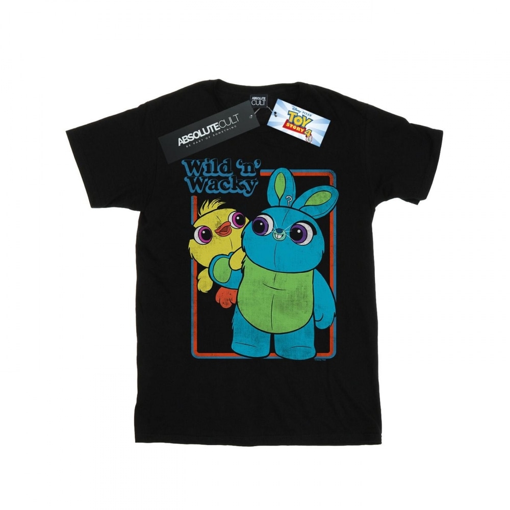 (英国より直送) ディズニーメンズトイストーリー 4 ダックアンドバニーワイルドアンドワッキーTシャツ