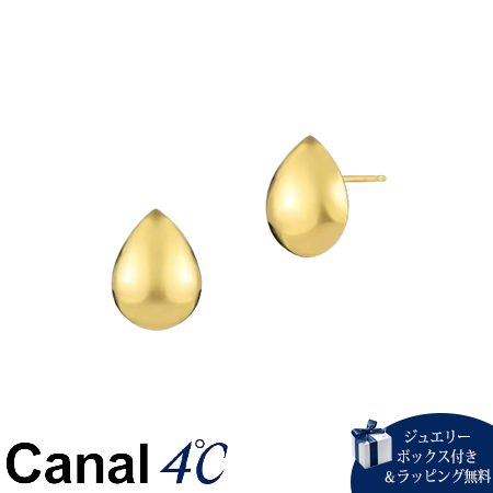 4cc520552 カナルヨンドシー Canal 4℃ カナル4℃ ピアス K10イエローゴールド しずく シンプル レディース