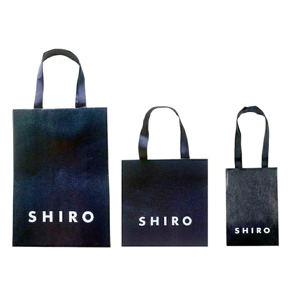 【美品】shiro ショッパー　小袋 shiro ショッパー 紙袋 白色 - メルカリ