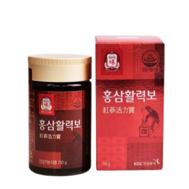 紅参活力宝250g紅蔘エキス 正官庄(ジョンガンジャン)紅蔘(ホンサム)6年根 紅参100% 高麗人参 朝鮮人参 高麗人参エキス 韓国 健康