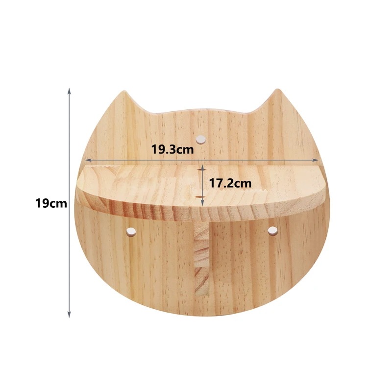 猫用壁掛けハンモック,1ピース,登山用家具,子猫用トイレ,木製の猫の木,家用 cat face-platform 5,051円