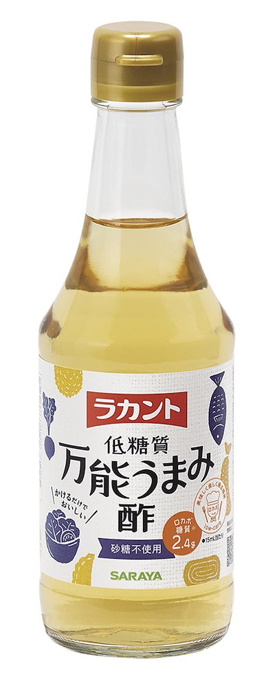 他サイト： サラヤ ラカント低糖質万能うまみ酢 300mL×3本の商品画像