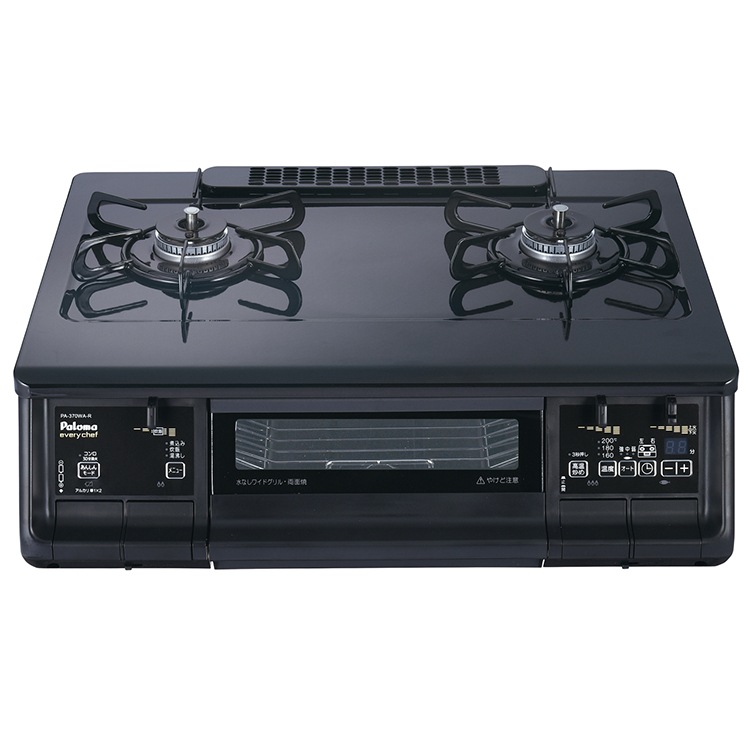 テーブルコンロ everychef エブリシェフ プロパンガス 2口ガスコンロ ブラックプラチナ 水なし両面焼 59cm幅 右強火力 PA-380WA-R-LP 28,873円