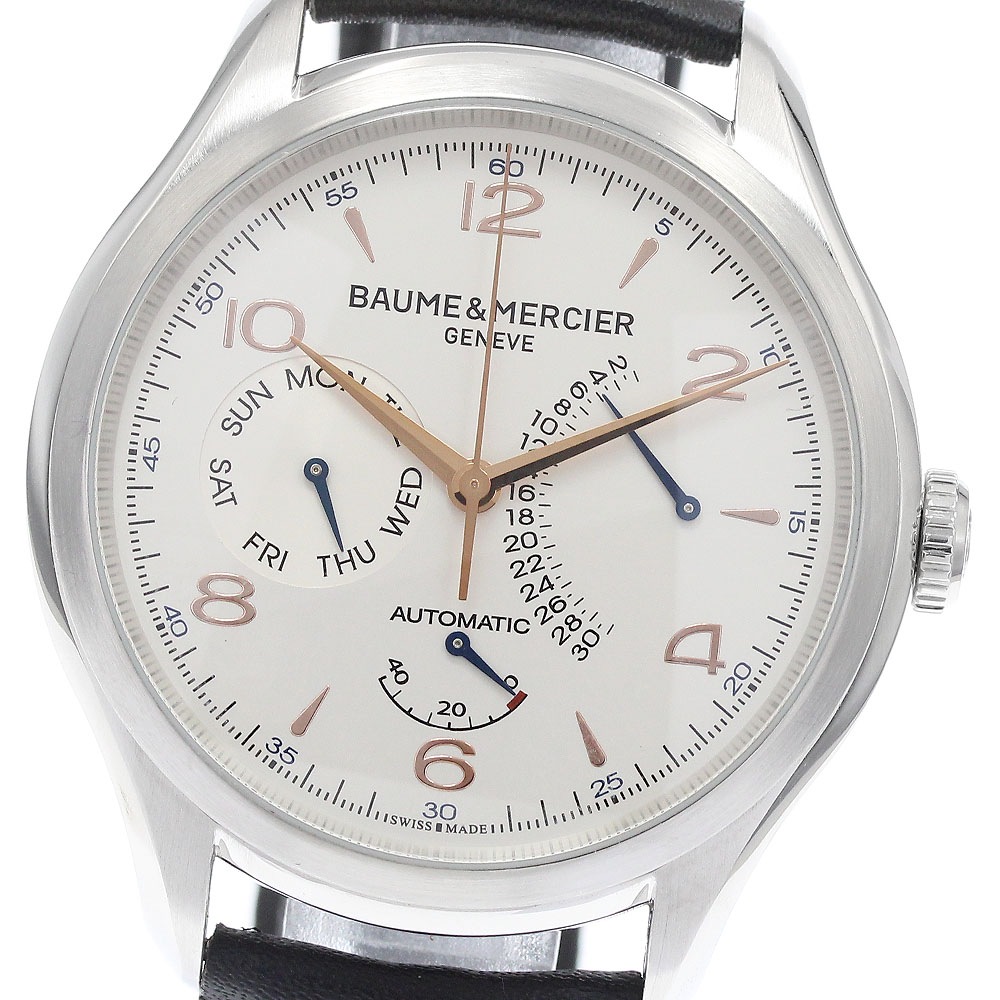 ボーム＆メルシェ Baume & Mercier M0A10149/65743 クリフトン レトログラード 自動巻き メンズ _934304【中古】