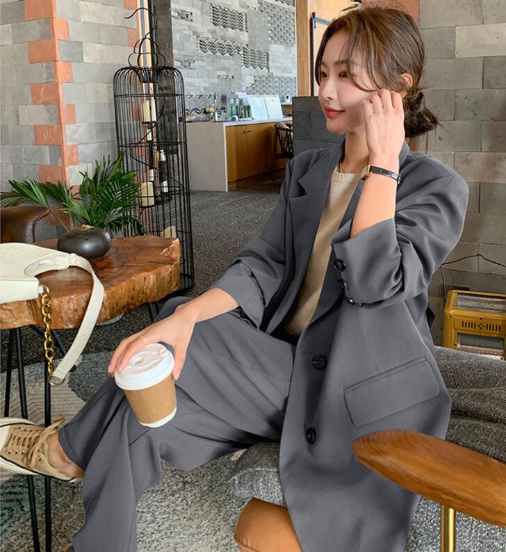 新品セールパンツスーツ 可愛い 2点セット ジャケット パンツ リクルートスーツ ママスーツ 体型カバー スーツ レディース カジュアルスーツ セレモニースーツ セットアップ ビジネススーツ フォーマ