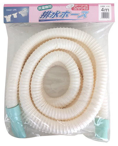 他サイト： 三洋化成 洗濯 機用 排水ホース カット式 4m ホワイトの商品画像