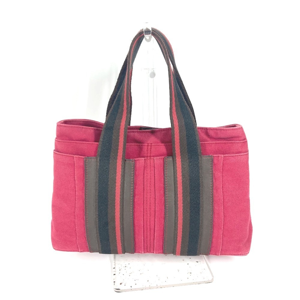 トートバッグ トロカホリゾンタル　PM カバン ハンドバッグ キャンバス レッド