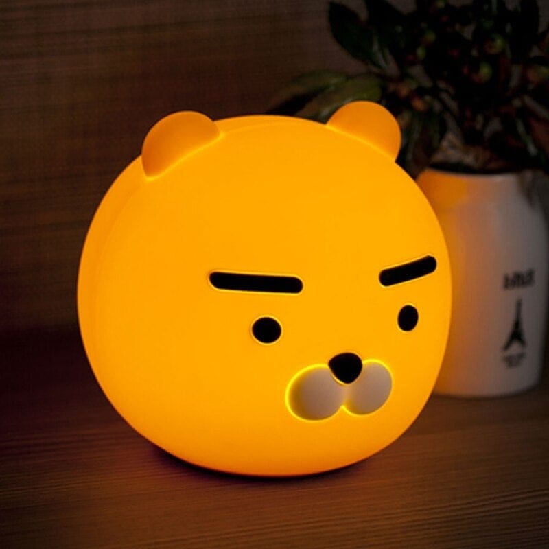 カカオフレンズ シリコン タッチ ムード灯 ライオン