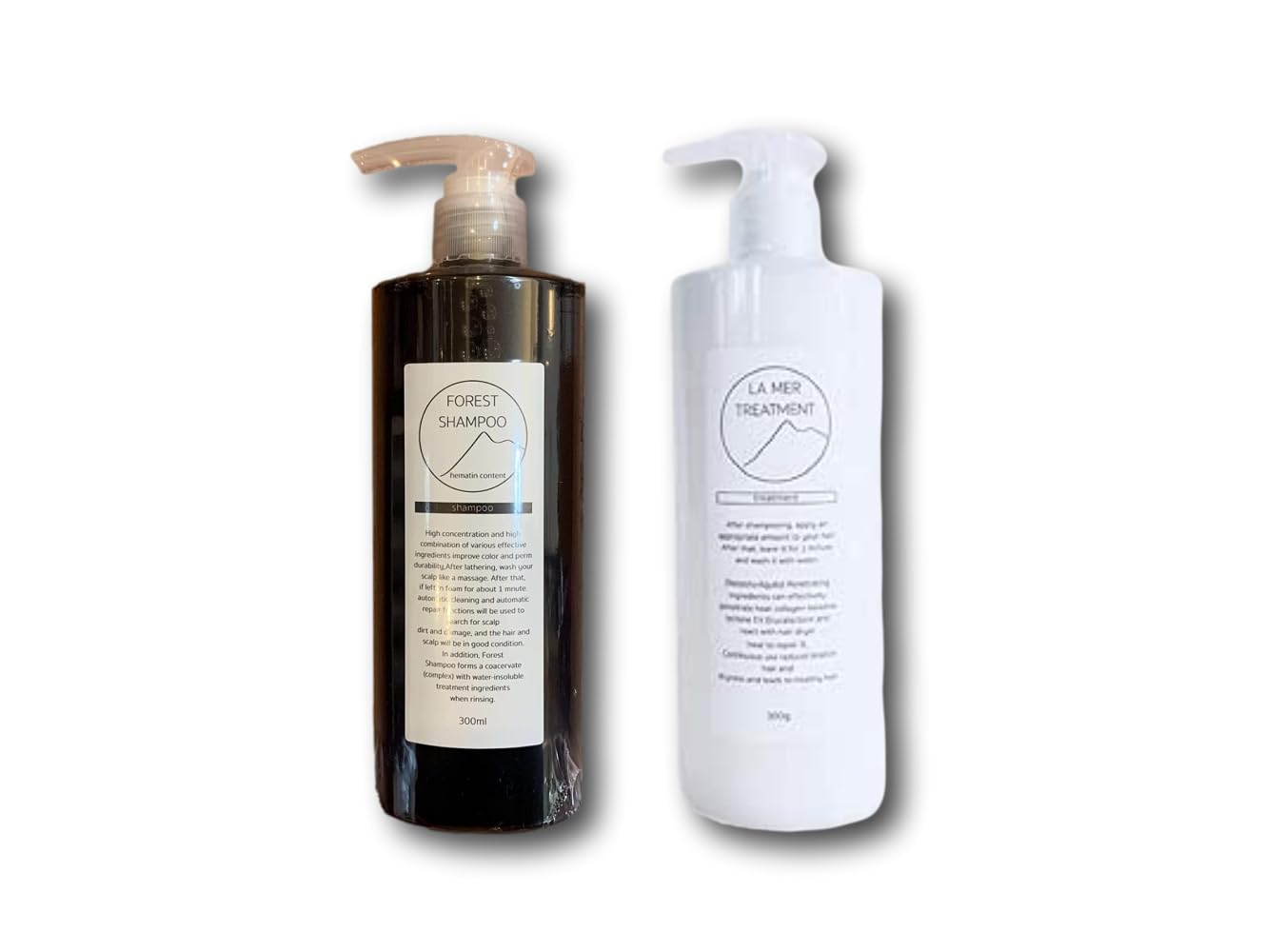 【セット】ダメージ毛専用 フォレスト シャンプー 300ml ＆ ラメールトリートメント 300ml