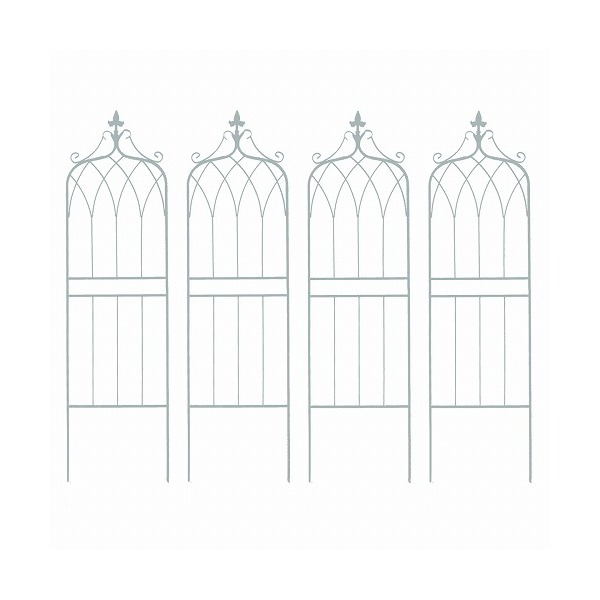 住まいスタイル アイアンフェンス ドレープ ロータイプ 4枚組 ホワイト IF-DR028-4P-WHT メーカー直送