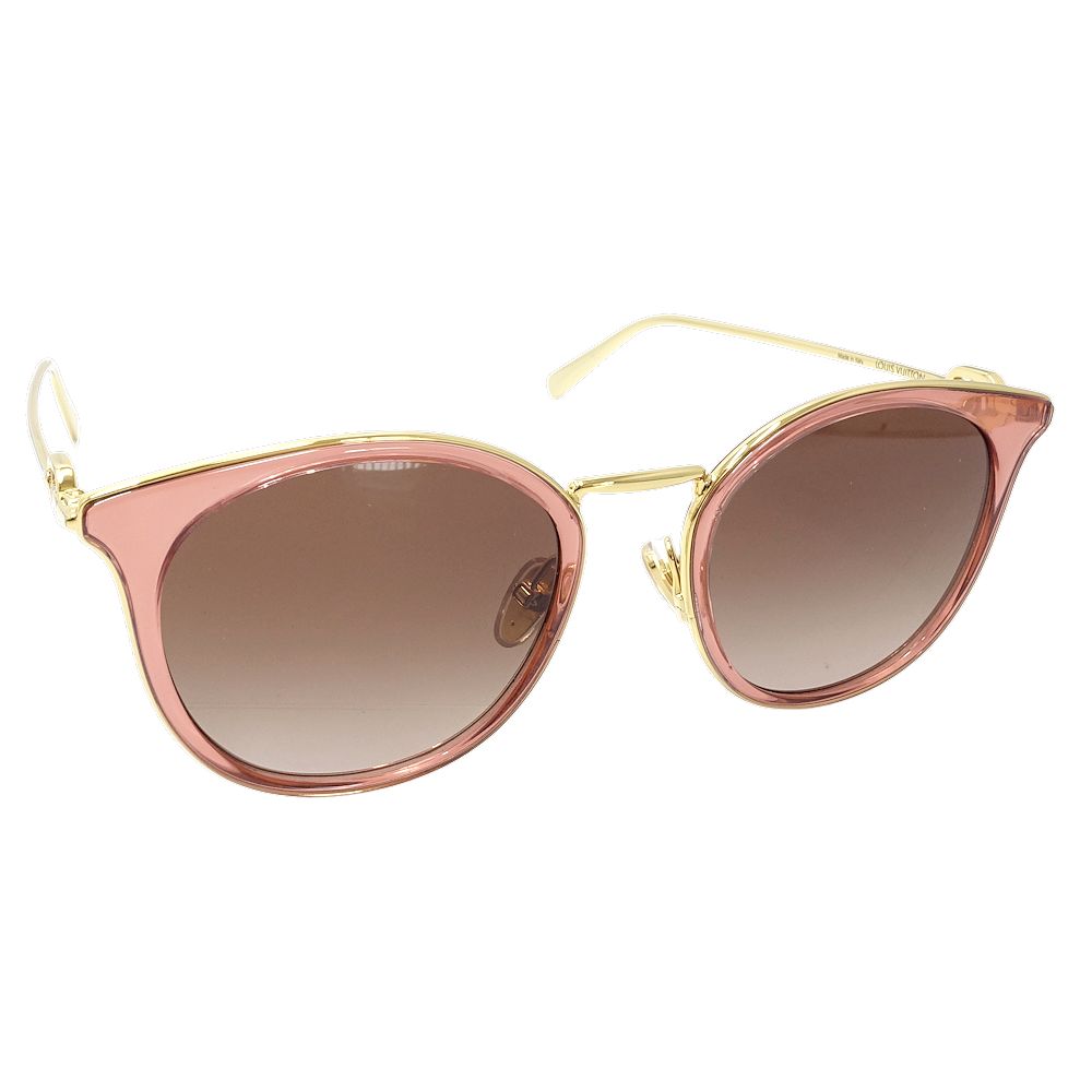 レディース LVリンクワンラウンド Z2568U サングラス 5221 140 ローズ ブラウングラデーションレンズ/181458【中古】