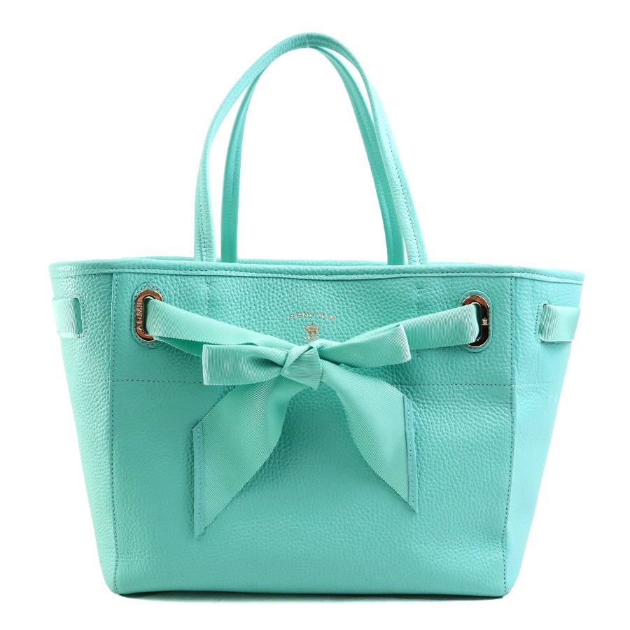 エーディーエムジェイ ADMJ ハンドバッグ レザー ブルー系 レディース h30477g