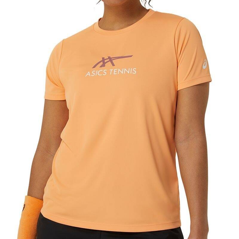 アシックス ASICS コート テニス グラフィック Tシャツ W(2042A322803) 半袖Tシャツ 2042A322803 401890