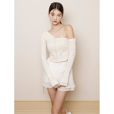 Qoo10] Not your rose NOT YOUR ROSE モニカトップ : レディース服