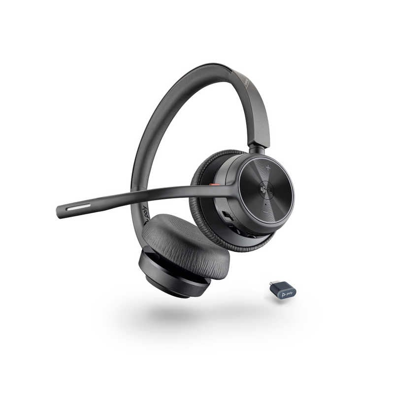 POLY　VOYAGER 4320 UC poly(ポリー) ［ワイヤレス(Bluetooth＋USB) /両耳 /ヘッドバンドタイプ］　PPVYG-4320RTL