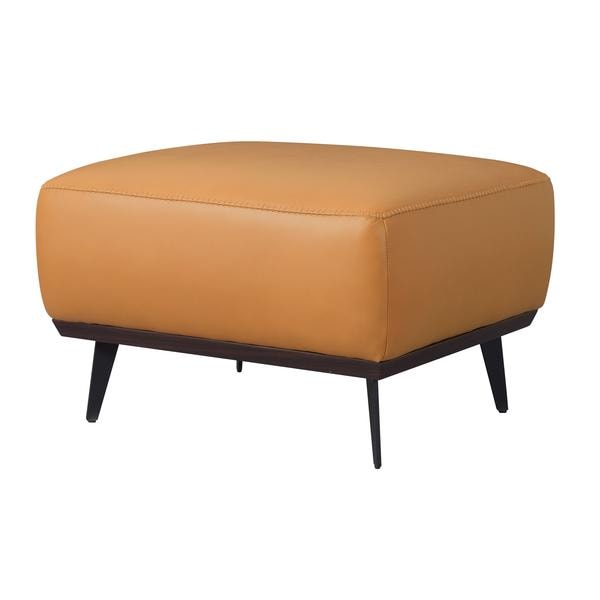 オットマン 本革 レザー 椅子 チェア Sバネ ウィービングベルト 腰掛け スツール 脚置き 足置き カジュアル おしゃれ アメリカン 北欧 レトロ インテリア