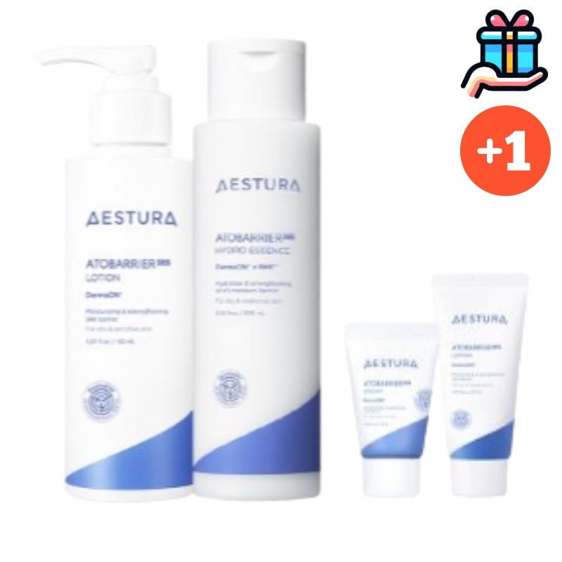 [スキンケアセット] アトバリア365 ローション 2世代 150ml + エッセンス 200ml スキンケア 基礎化粧品 正規品 韓国コスメ 乾燥肌 水分 保湿 韓国人気 素早い吸収 ニキビ肌油水分