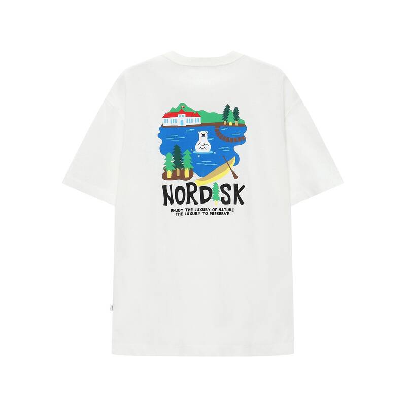 ノルディスク NORDISK シルケボー グラフィック半袖Tシャツ - U_オフホワイト OUM25241W3 213913