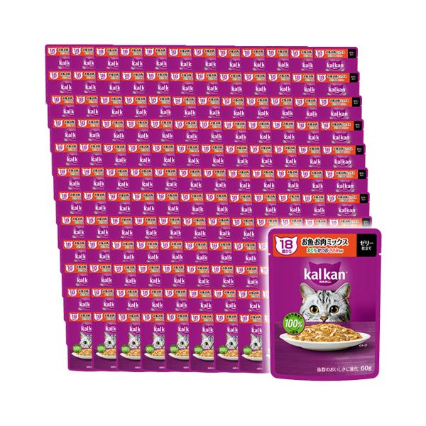 120個セット カルカン パウチ 18歳から お魚・お肉ミックス 10,883円