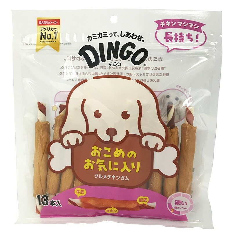 （まとめ買い）ディンゴ グルメチキンガム 13本入 犬用おやつ [x6]