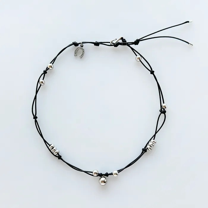 Cowgirl String Knot Necklace / Black アクセサリー ピアス ブレスレット レディースファッション 韓国 コスメ 芸能人着用