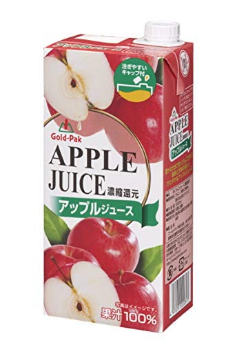 他サイト： ゴールドパック アップルジュースEX パック 1L ×6本の商品画像