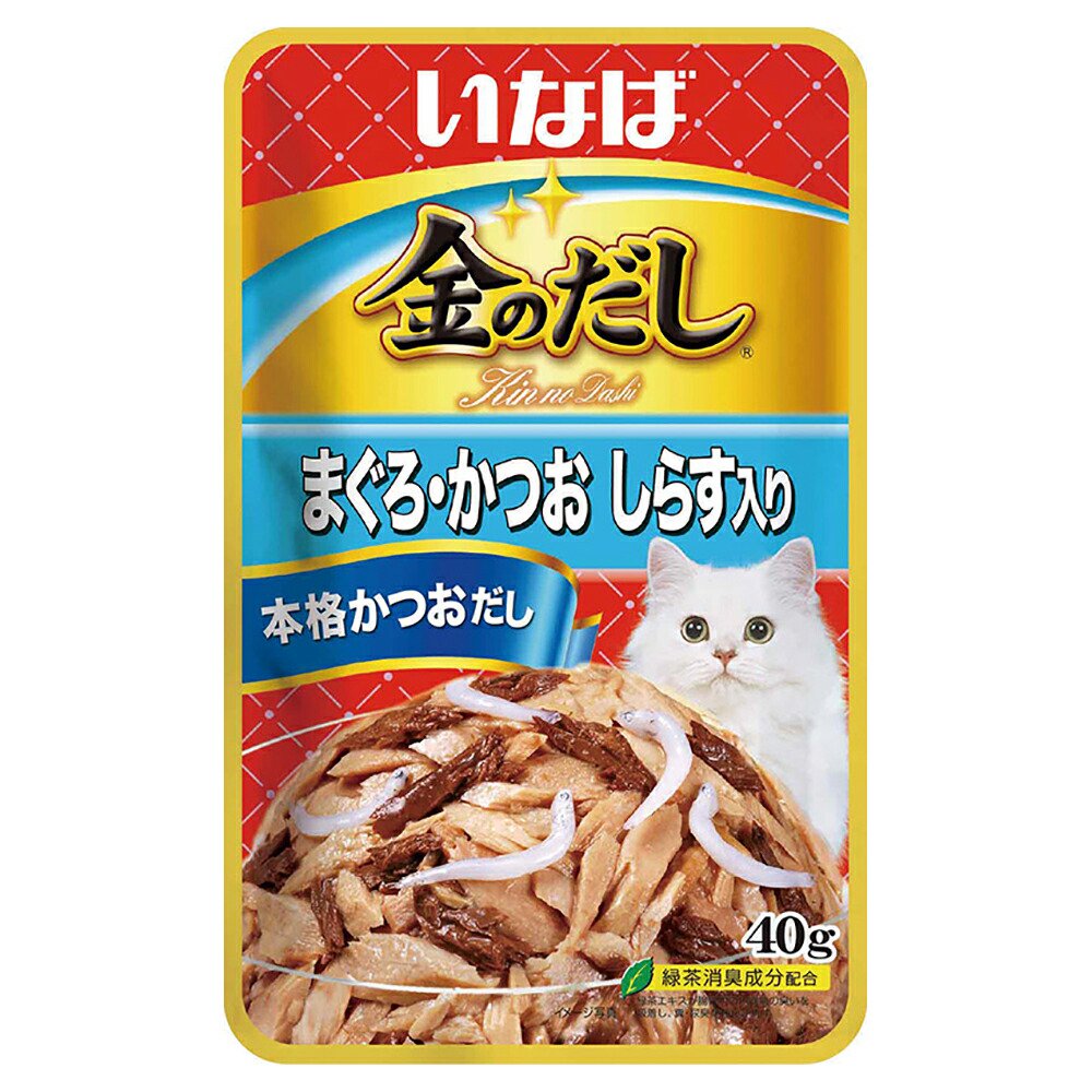 いなば　金のだし　パウチ　まぐろ・かつお　しらす入り　４０ｇX９６　ＣＲＣ35―20―20―55―00