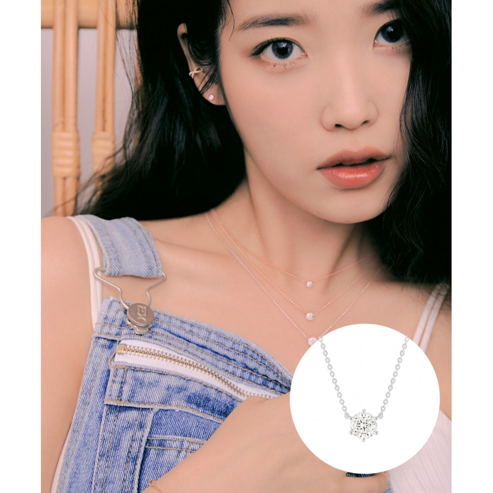 ジェスティーナ [Uを着用] ホワイトモンド 14K ネックレス (JMBNQ1BS500W4420) 73,268円