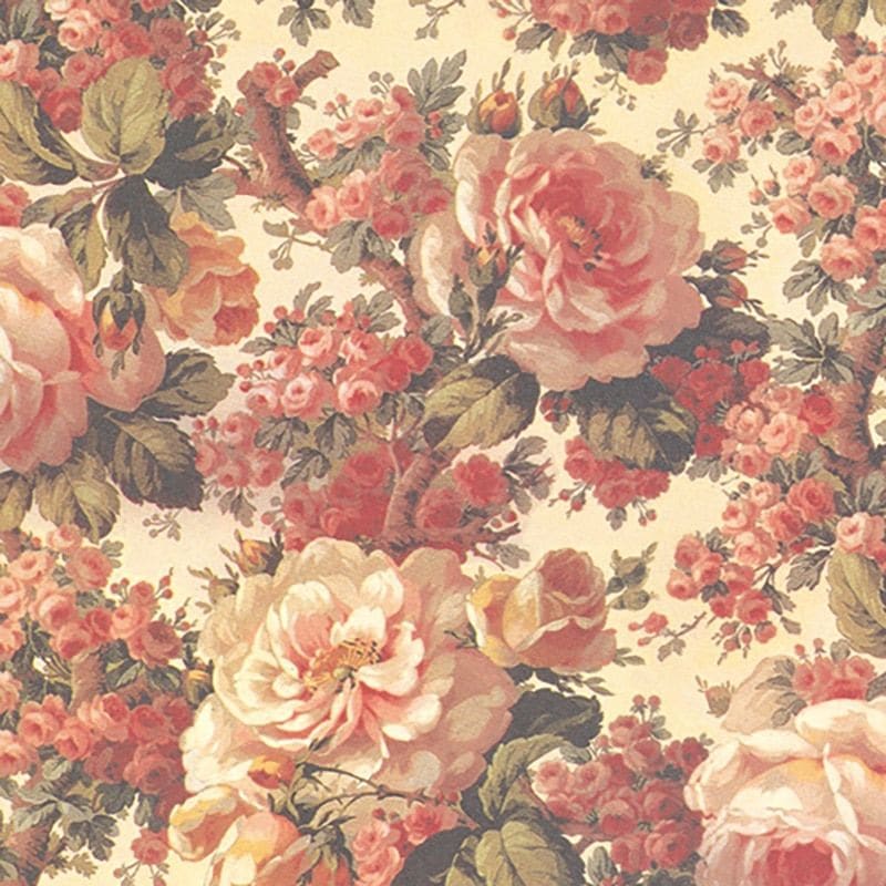 （まとめ買い）シモジマ HEIKO 包装紙 花柄 半才 コロニアル 50枚 750x528mm ラッピング用品 002411100 [x3セット]