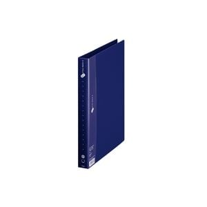 （まとめ）プラス 2リングファイルFC-102RF A4S 29mmネイビー(×10セット)