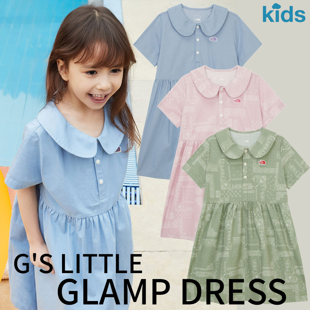 キッズリトルグランプワンピーススカートショートスリーブクルーネック半袖 ワンピースG’S LITTLE GLAMPDRESS NT7VR18